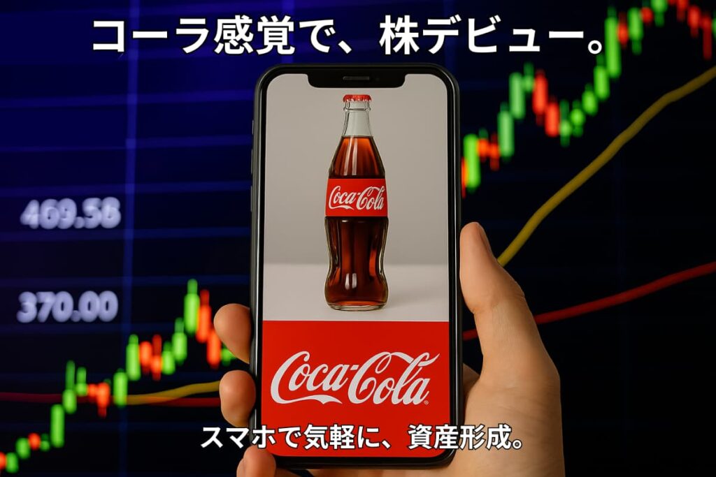 まとめ｜1ドル投資＆低コストなら初心者でもコカ・コーラ株を始めやすい