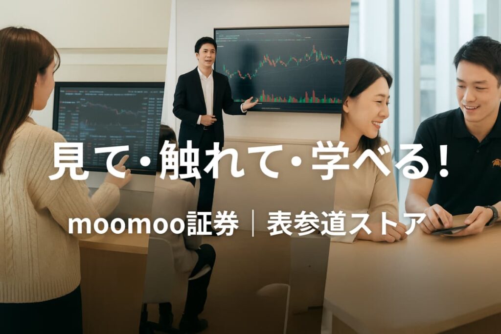 moomoo証券の表参道ストアで体験できること